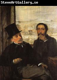 Edgar Degas Degas and Evariste de Valernes(1816-1896)